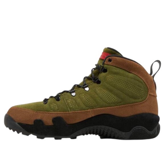 Air Jordan 9 Retro Boot 'Beef and Broccoli' Mens Outdoor Brown Green AR4491 200 - Picture 4 of 8